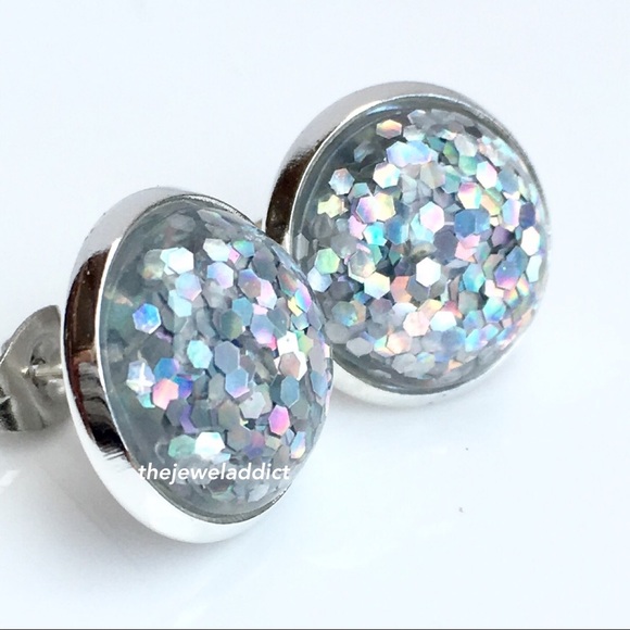 3 for 15🎀holographic glitter earrings - Picture 5 of 6